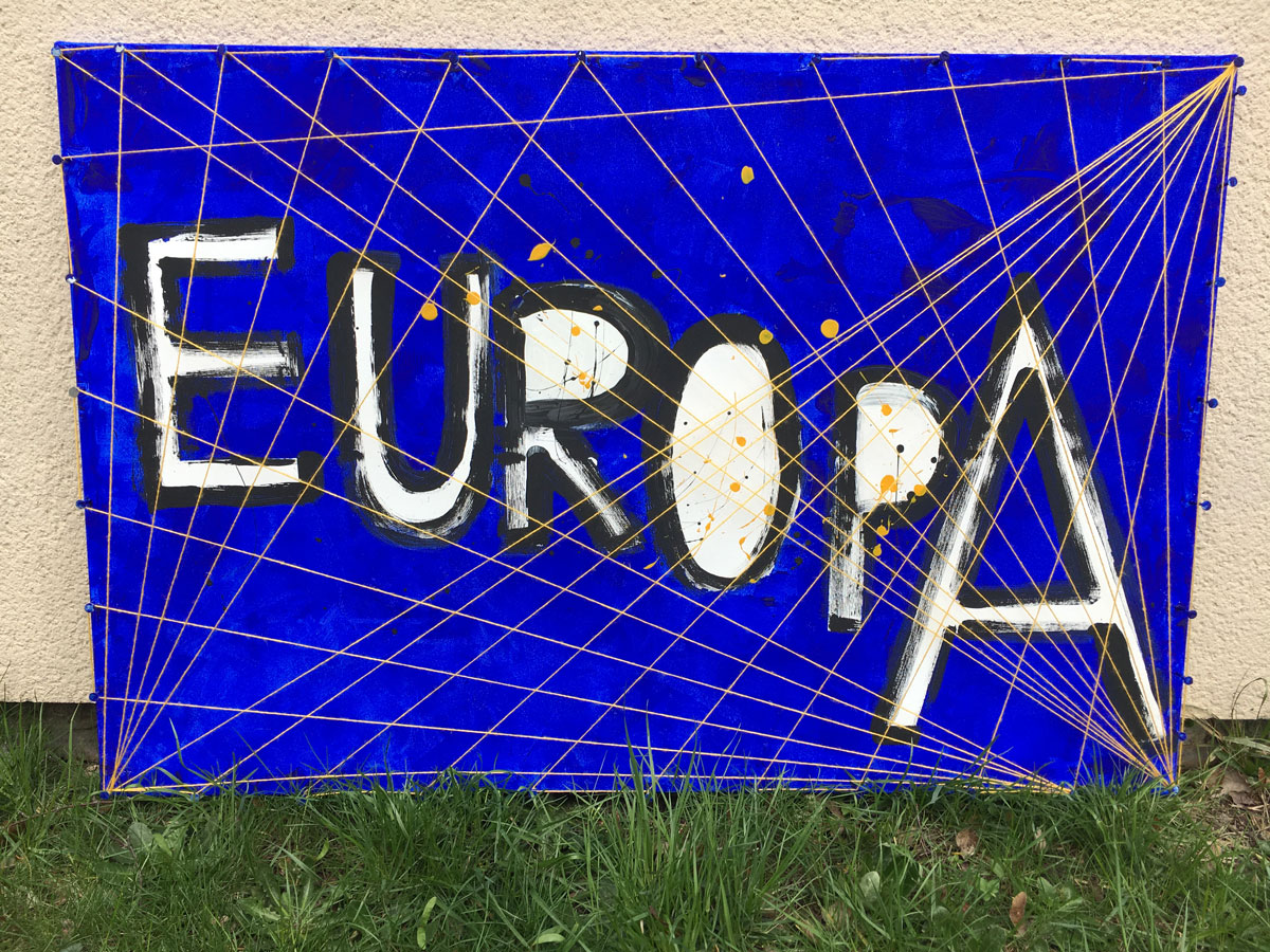 Kunstprojekt Europäischen Union